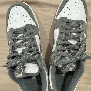 Nike Dual-Tone Gray and White Sneakers